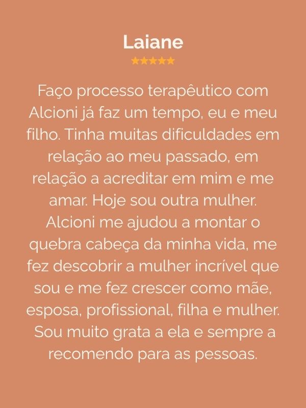 Depoimento de Laiane