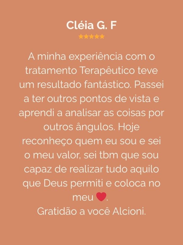Depoimento de Cléia G. F